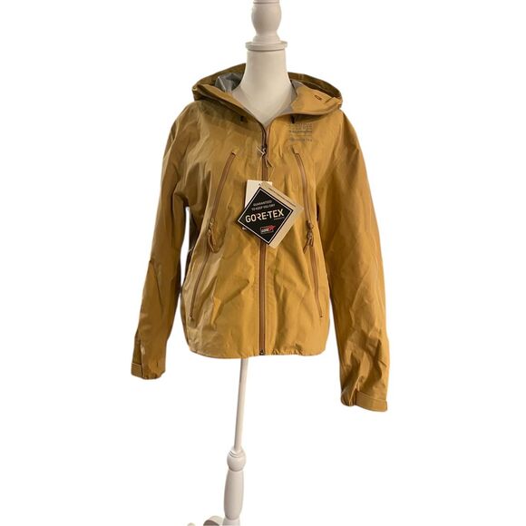 MM6 MAISON MARGIELA Tan Salomon Edition Windbreaker Jacket Size Large in Tan NWT - Picture 3 of 10